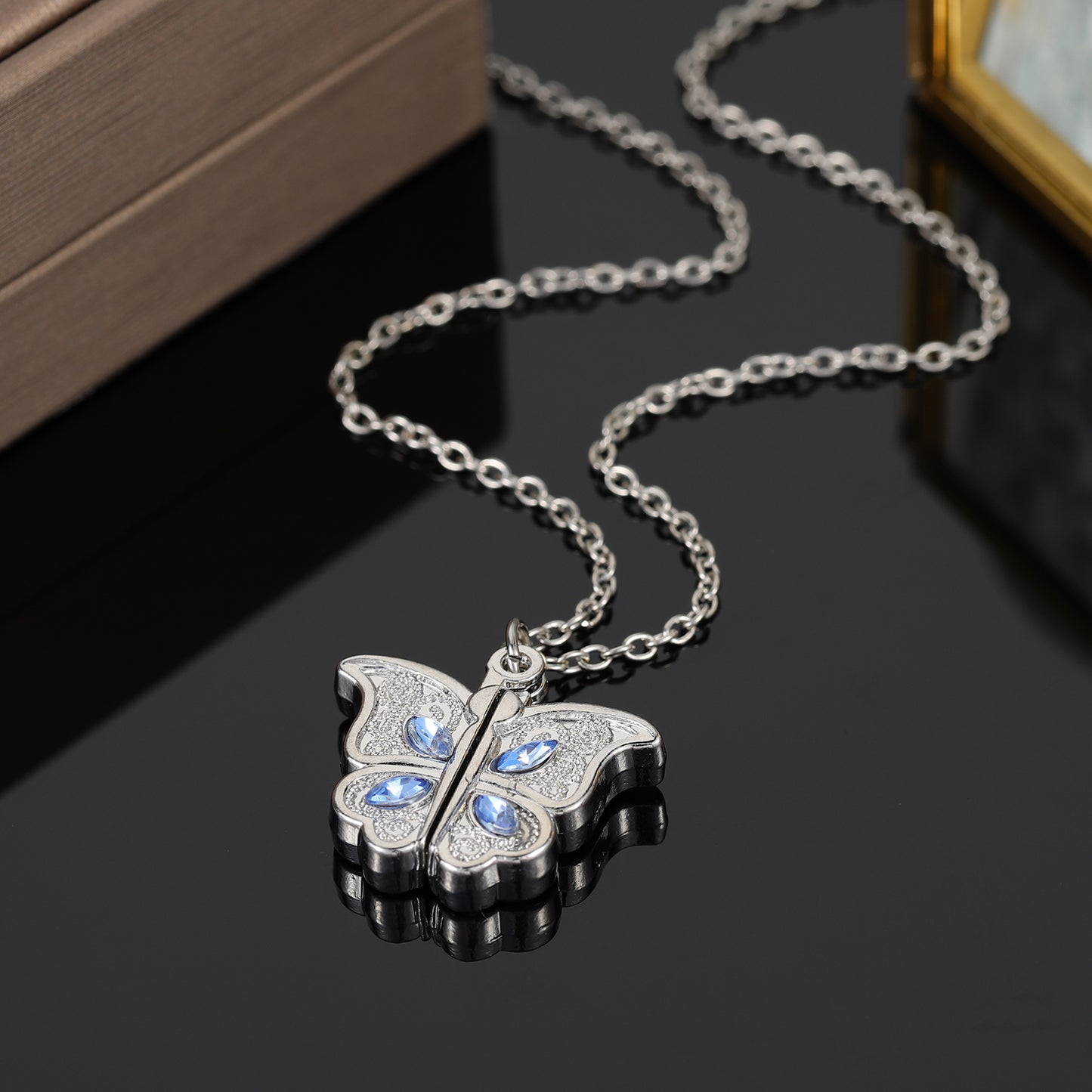 Foto in Schmetterling Zirconia Kette