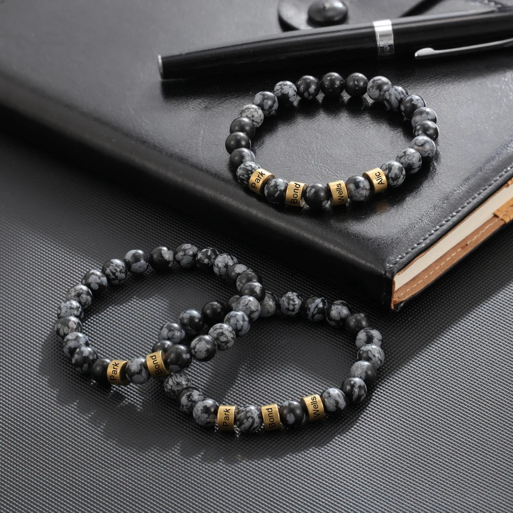 Namen Armband verschiedene Farben / Steine