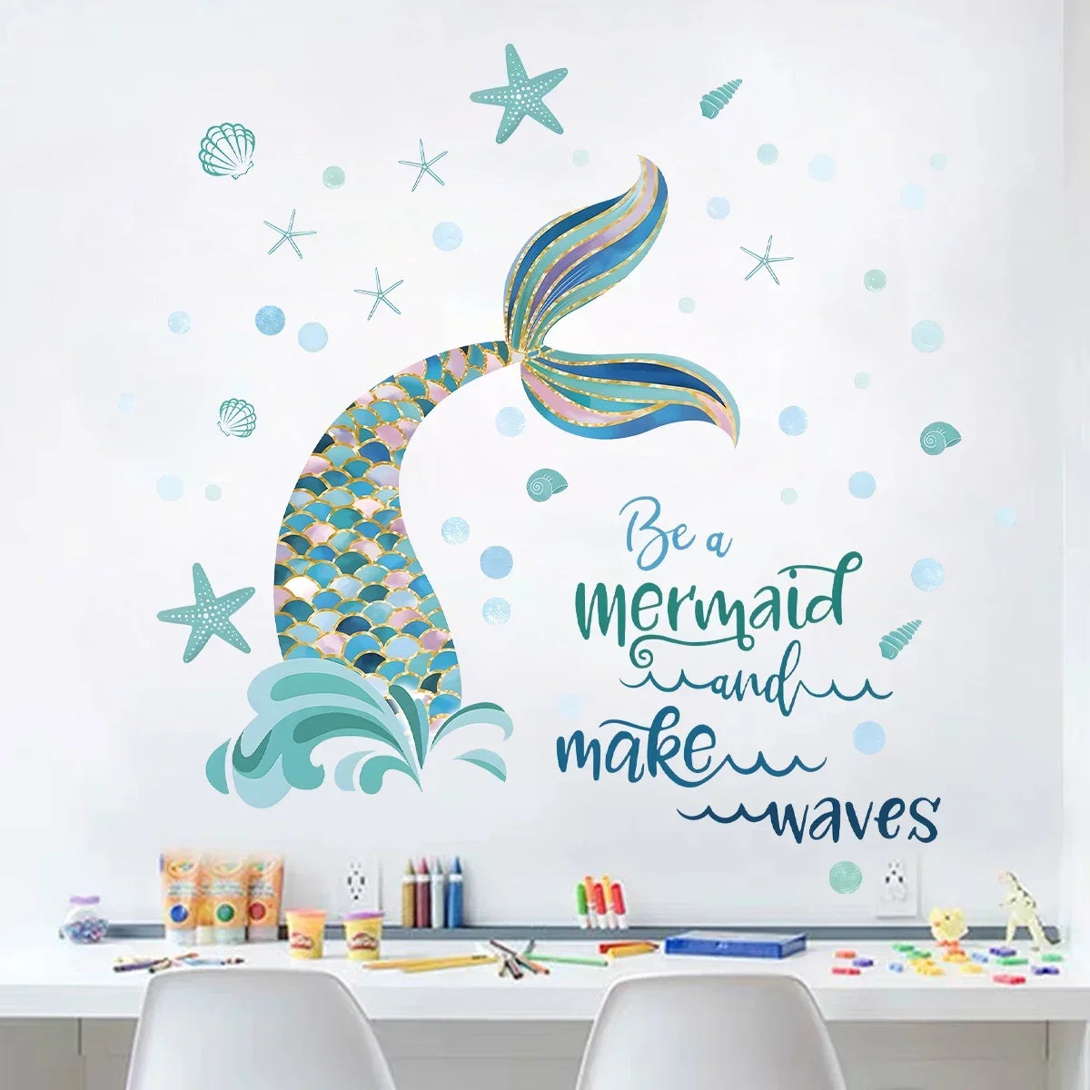 Be a Mermaid Gold Glitzer