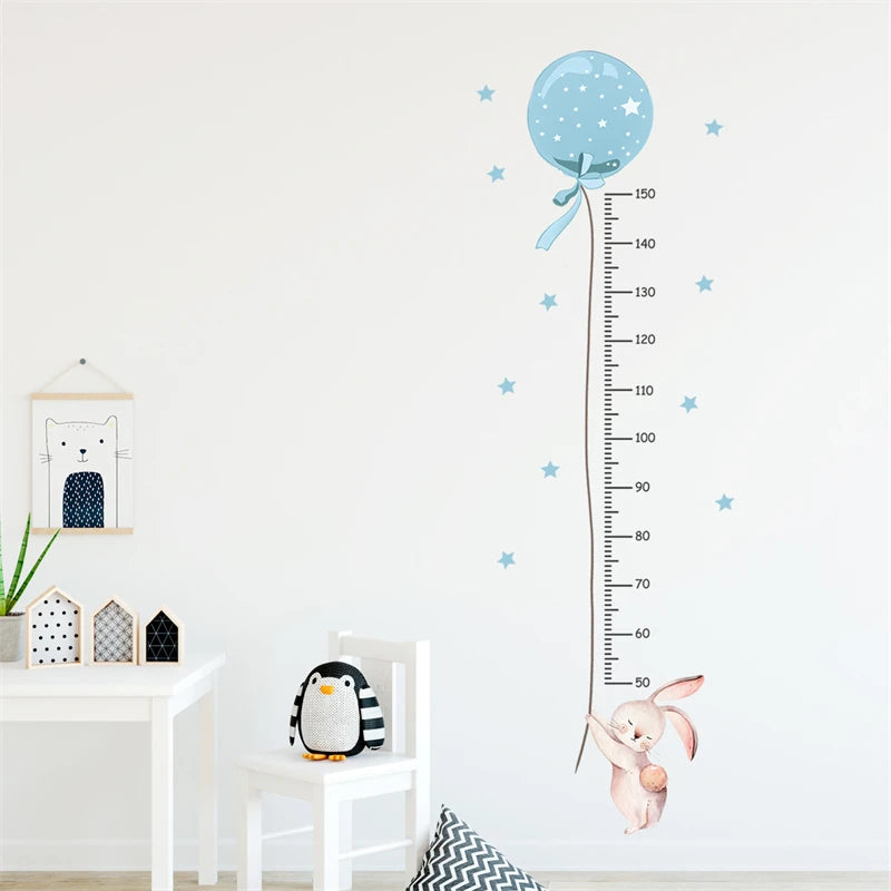 Hase mit Ballon blau Grössentabelle