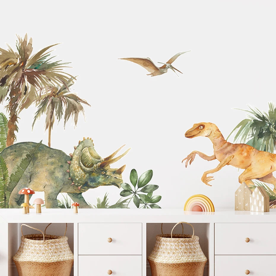 Dinosaurier Land Wandtattoo