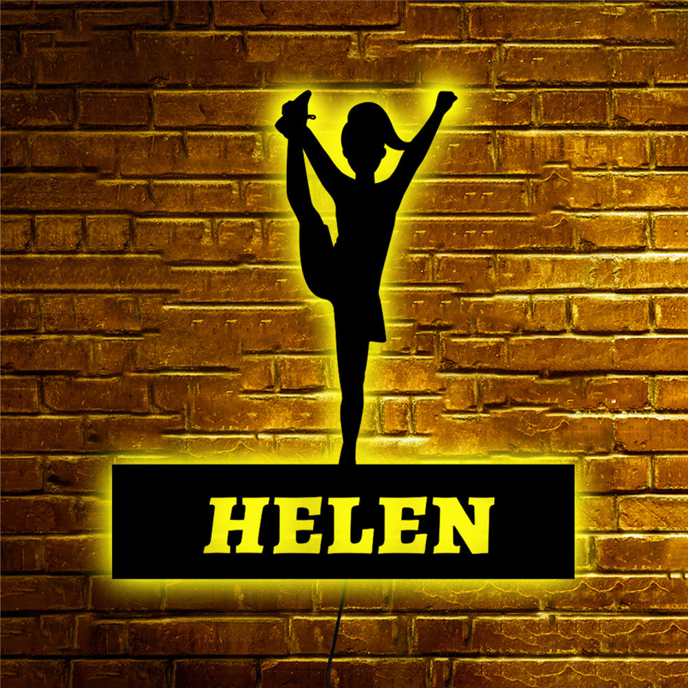 Personalisierte Lampe Cheerleader