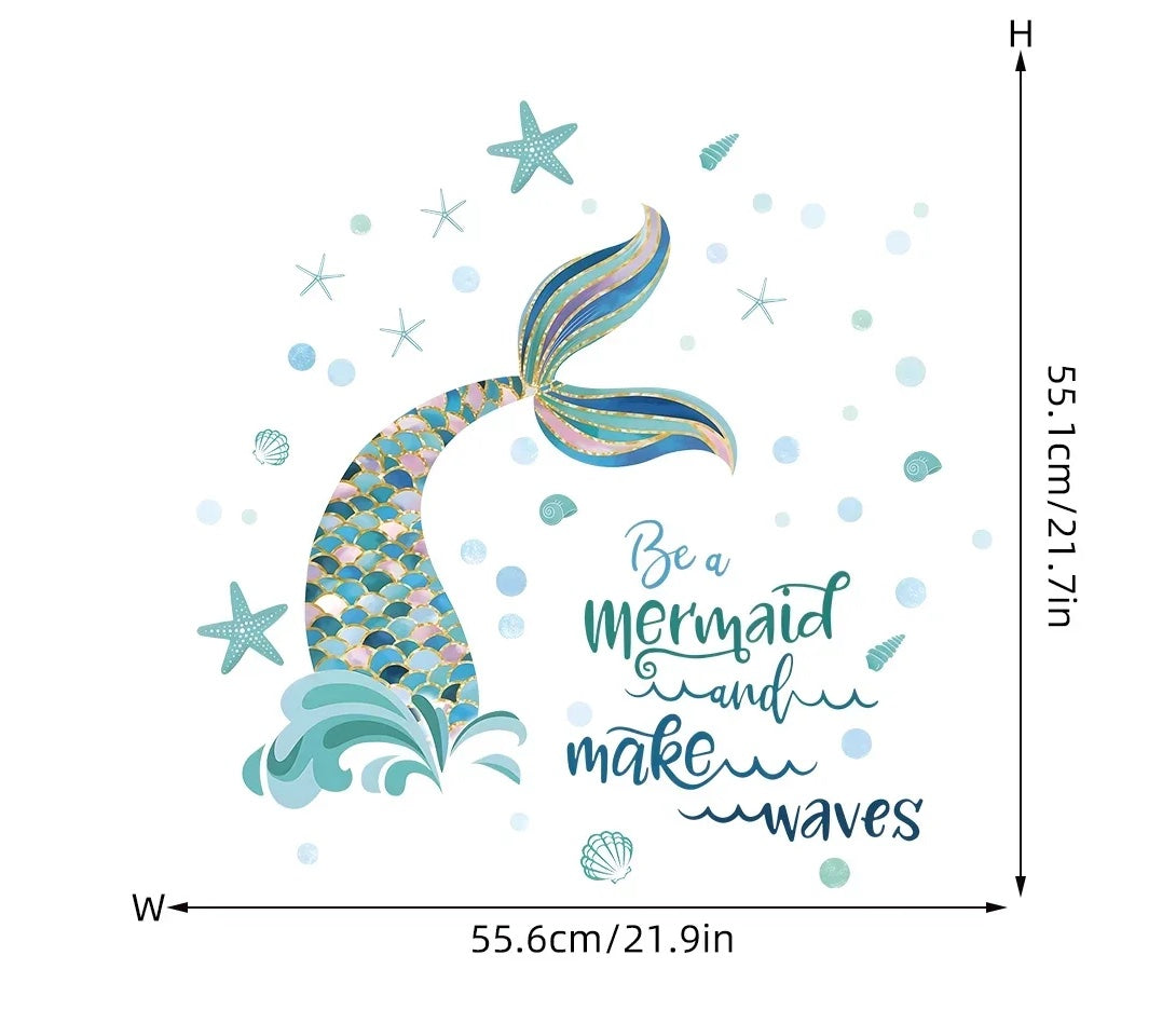 Be a Mermaid Gold Glitzer