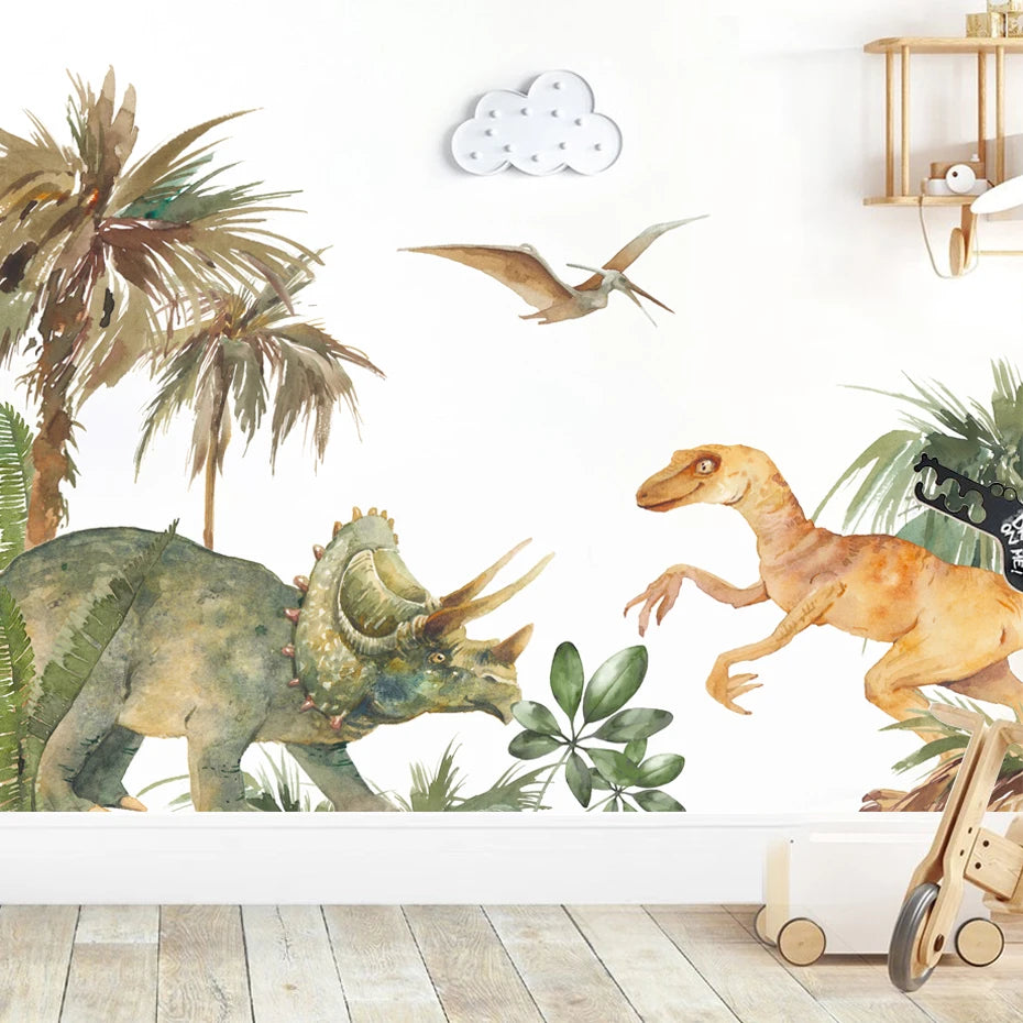 Dinosaurier Land Wandtattoo