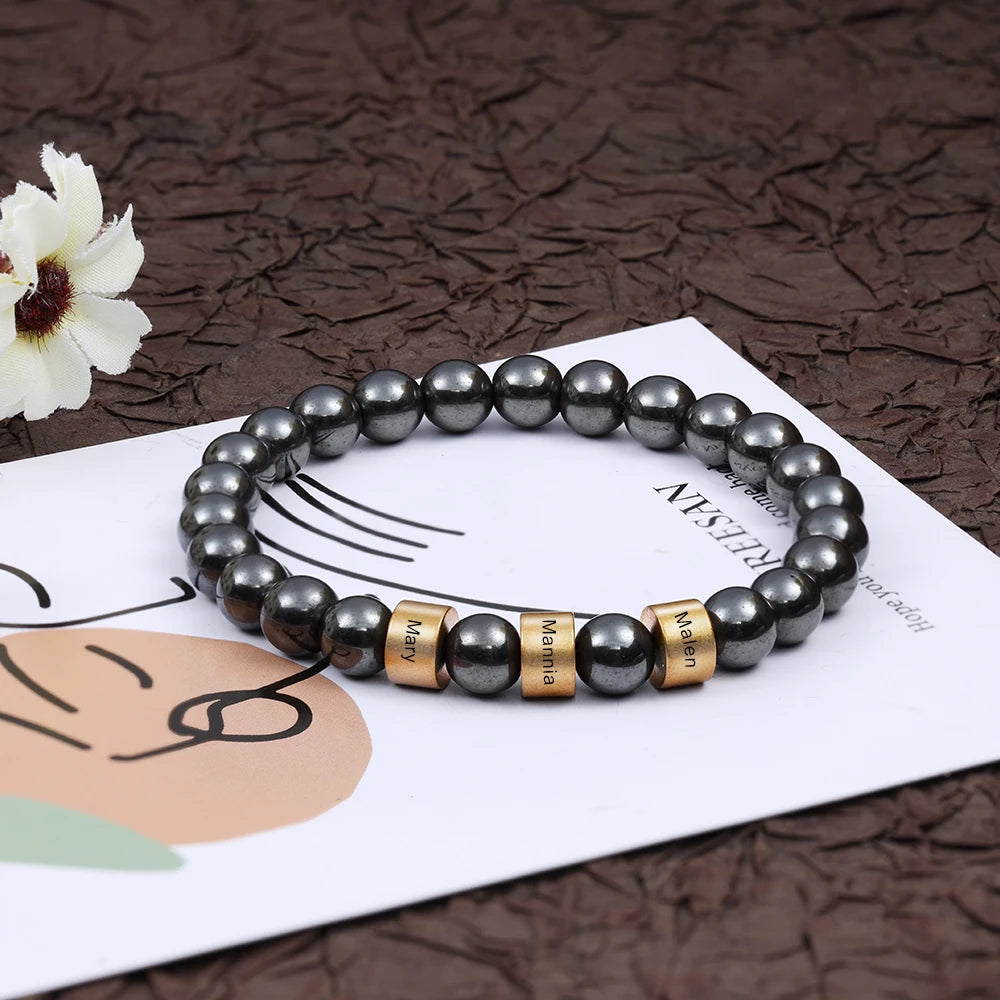 Namen Armband verschiedene Farben / Steine