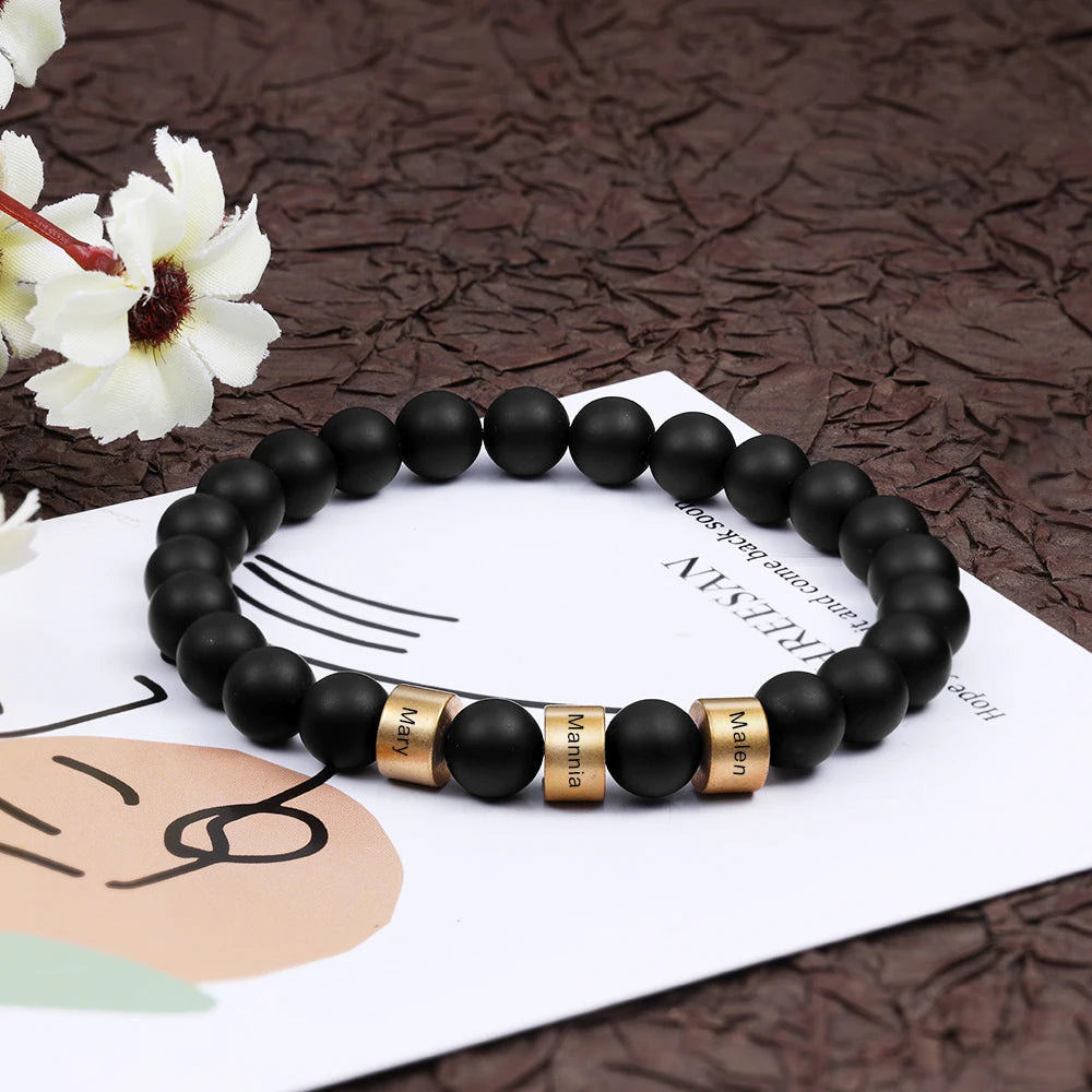 Namen Armband verschiedene Farben / Steine