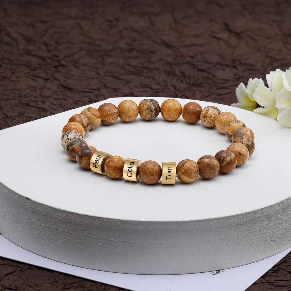 Namen Armband verschiedene Farben / Steine