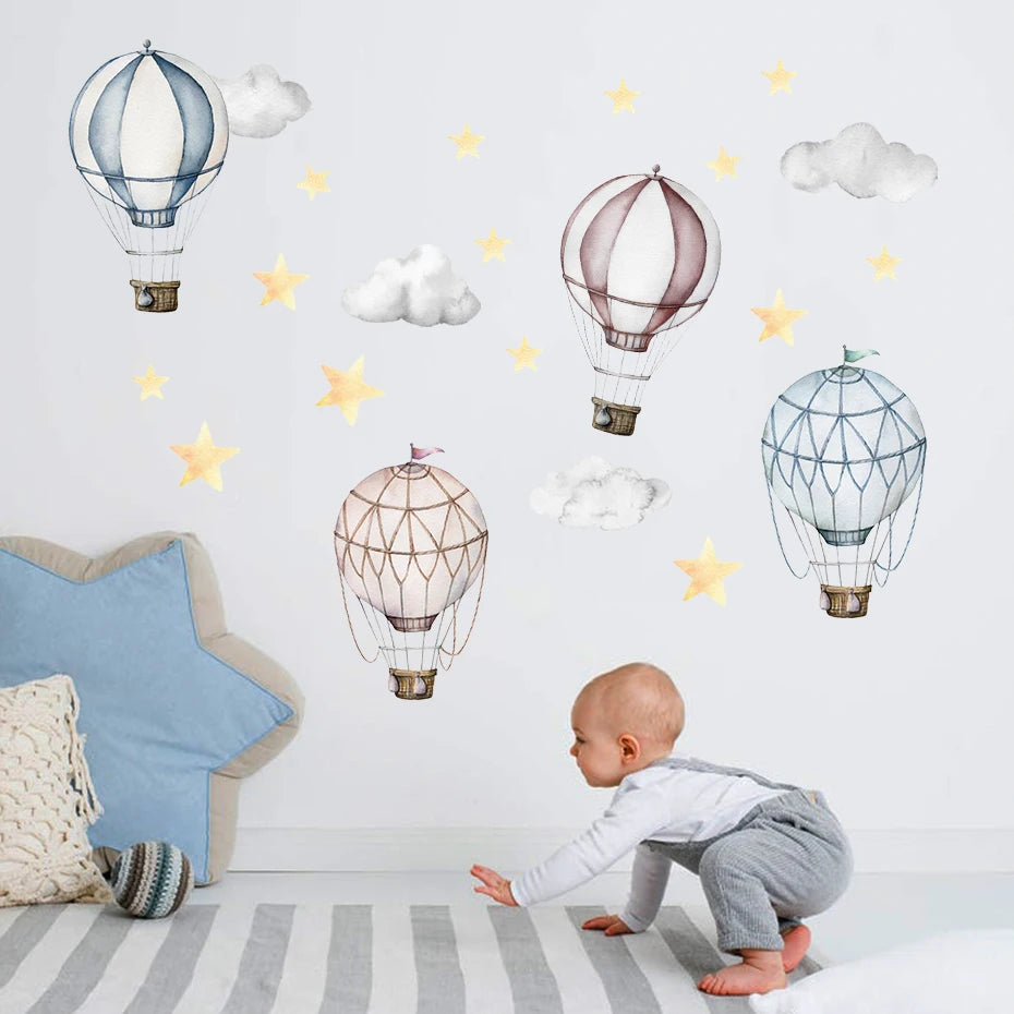 Ballon Zauber Wandtattoo
