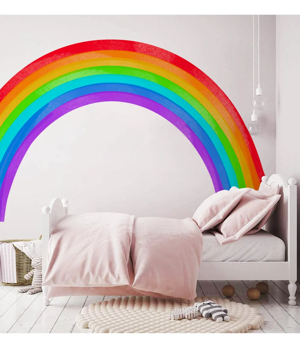 Grosser Regenbogen Aquarell 2 Wandtattoo