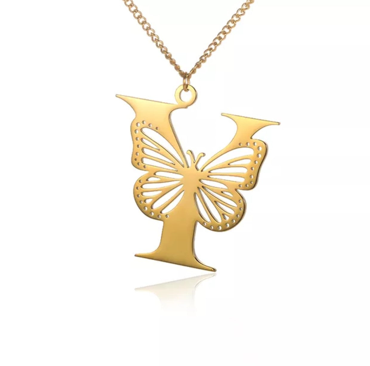 Schmetterling Buchstaben Kette