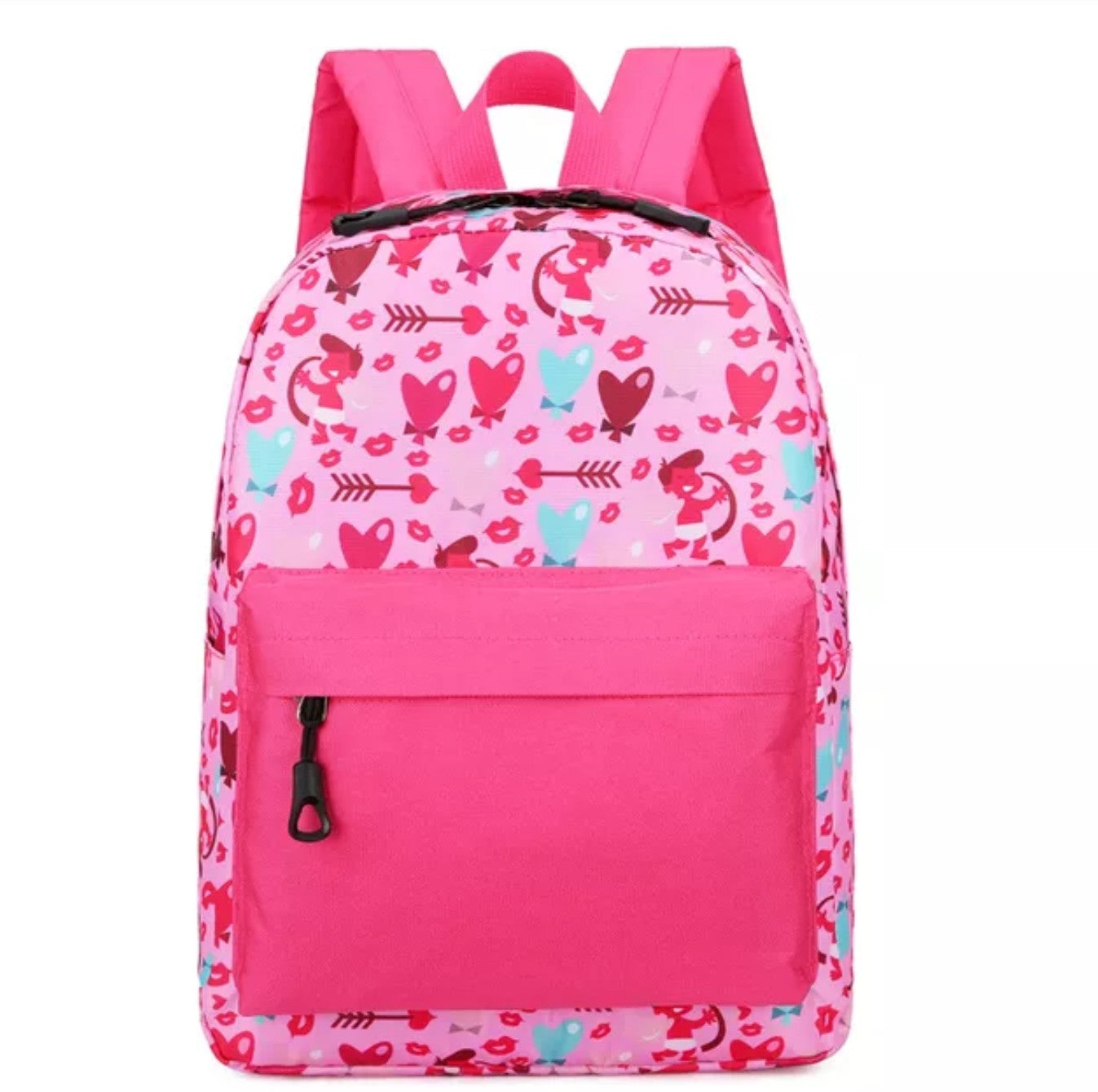 Schulrucksack personalisierbar Herz Muster