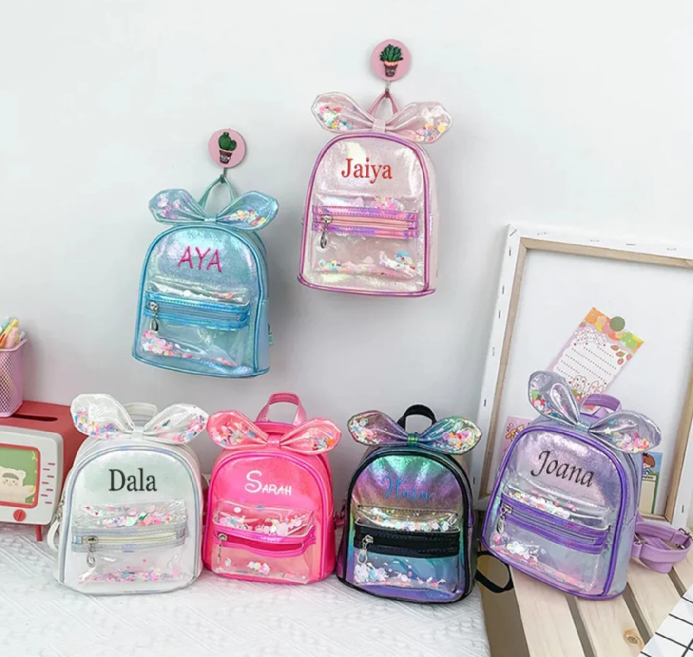 Rucksack personalisierbar Prinzessin Mädchen