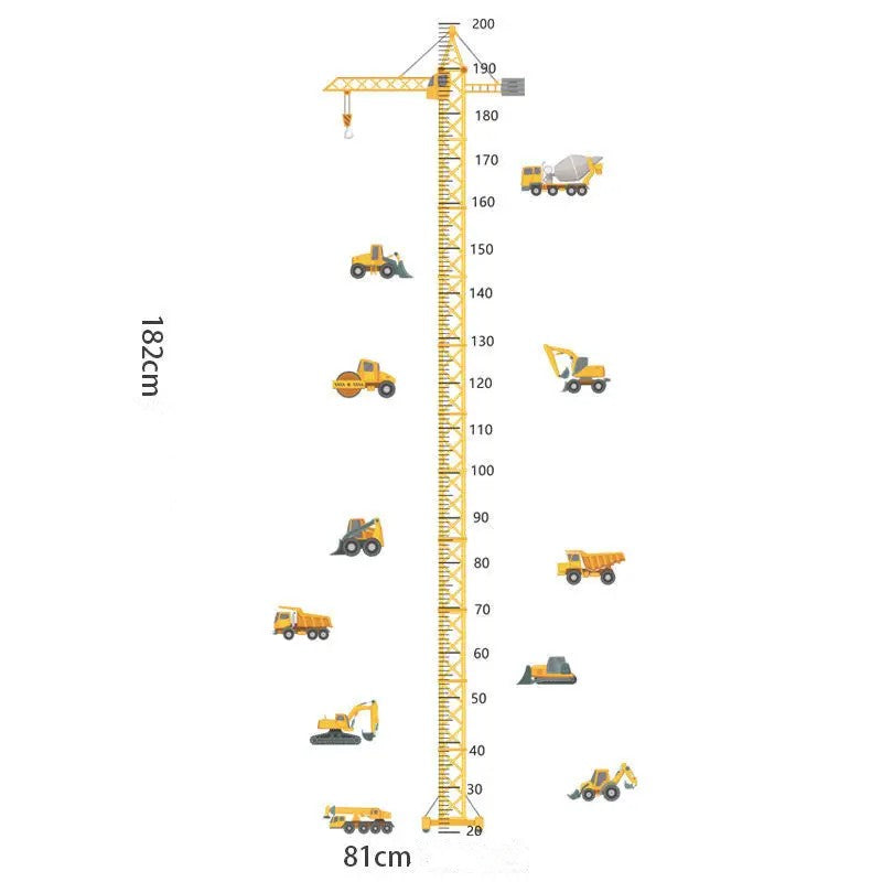 Baumaschinen Grössentabelle