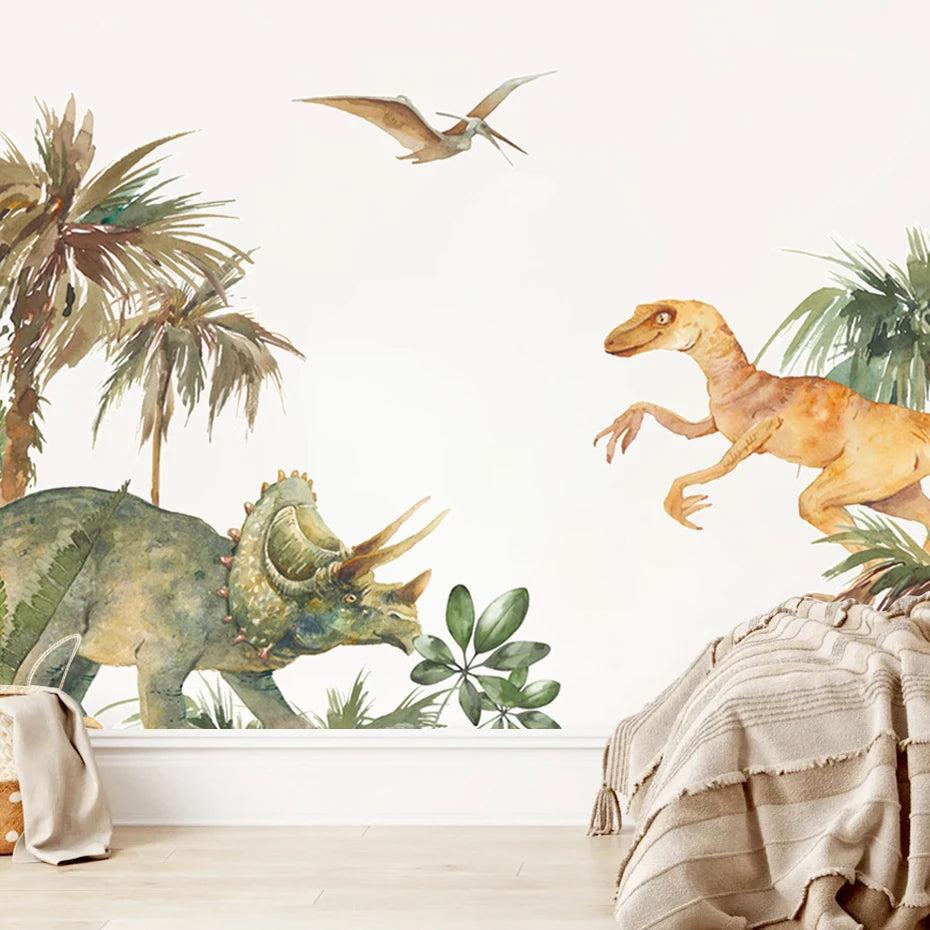 Dinosaurier Land Wandtattoo