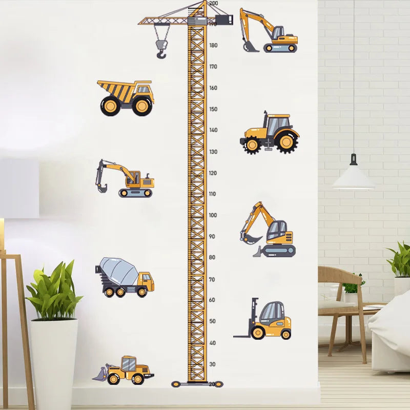 Baumaschinen Grössentabelle