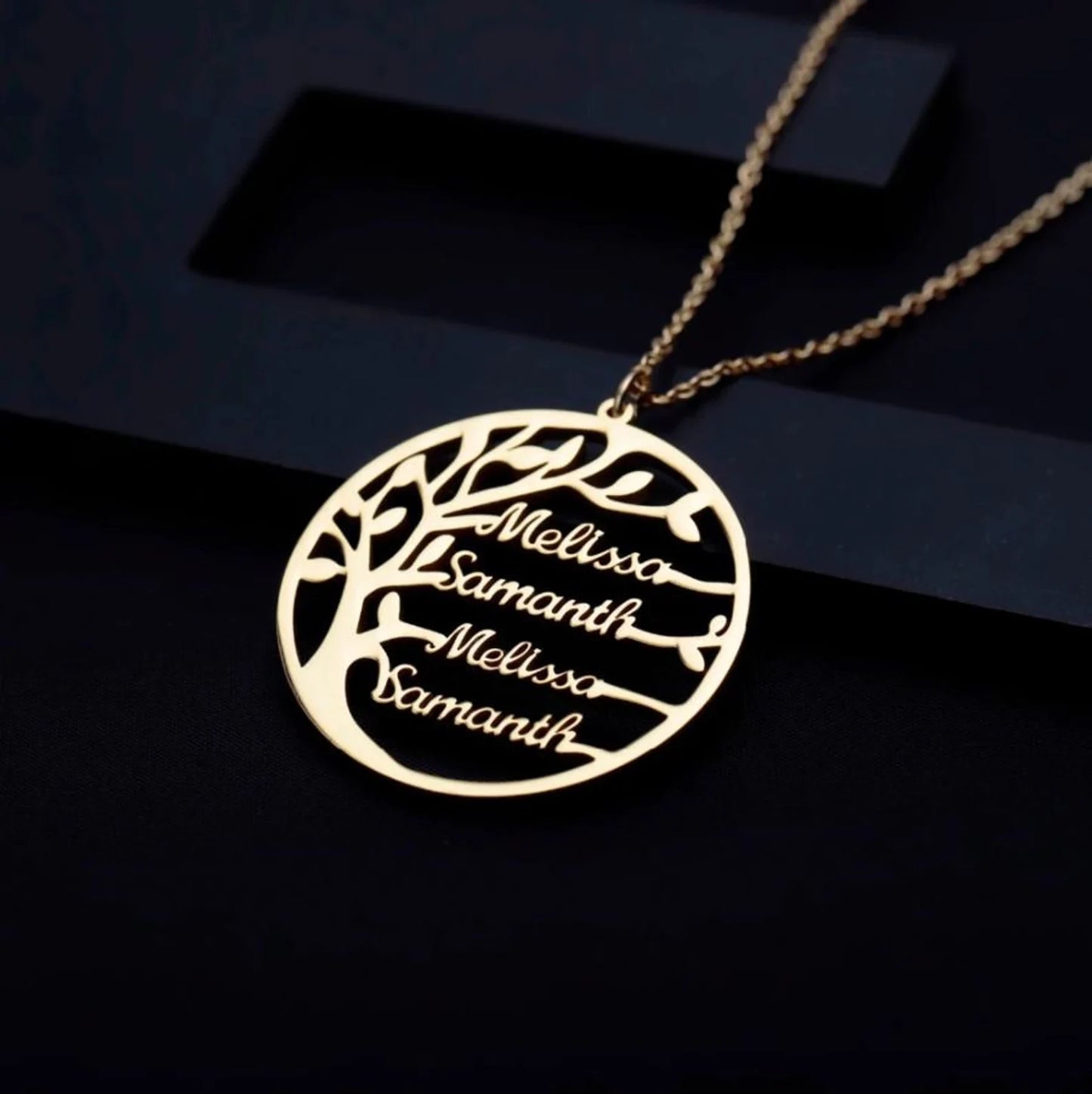 Lebensbaum Kette personalisierbar