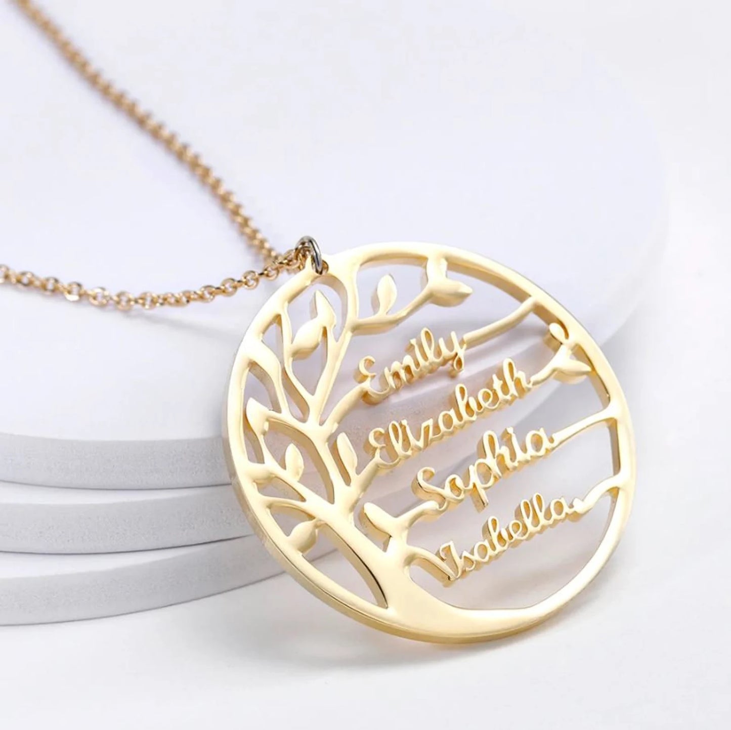 Lebensbaum Kette personalisierbar