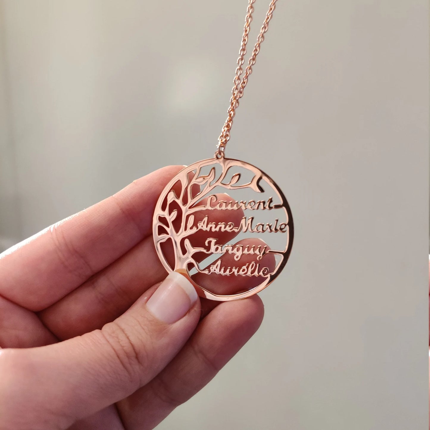 Lebensbaum Kette personalisierbar