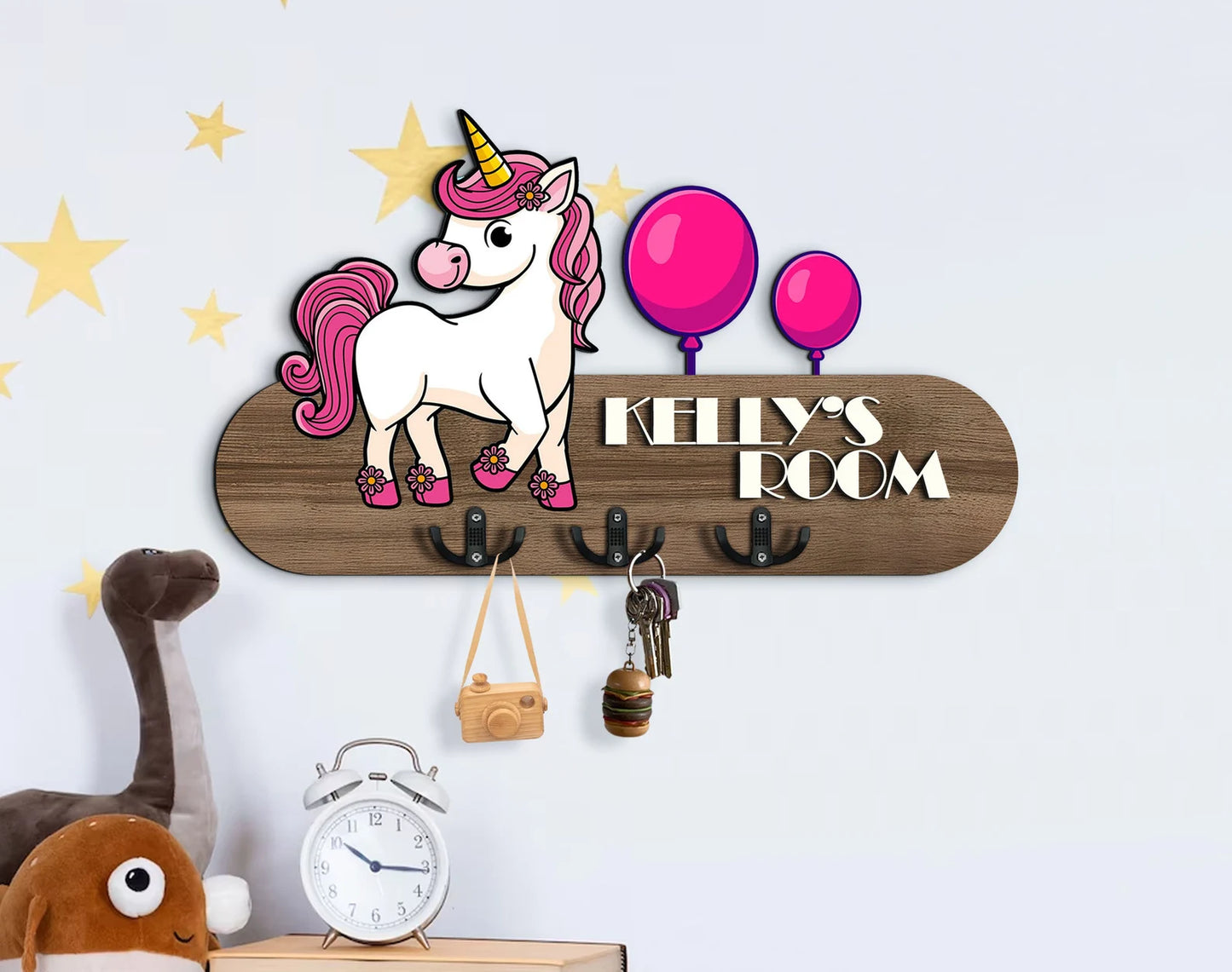 Holzschild Einhorn
