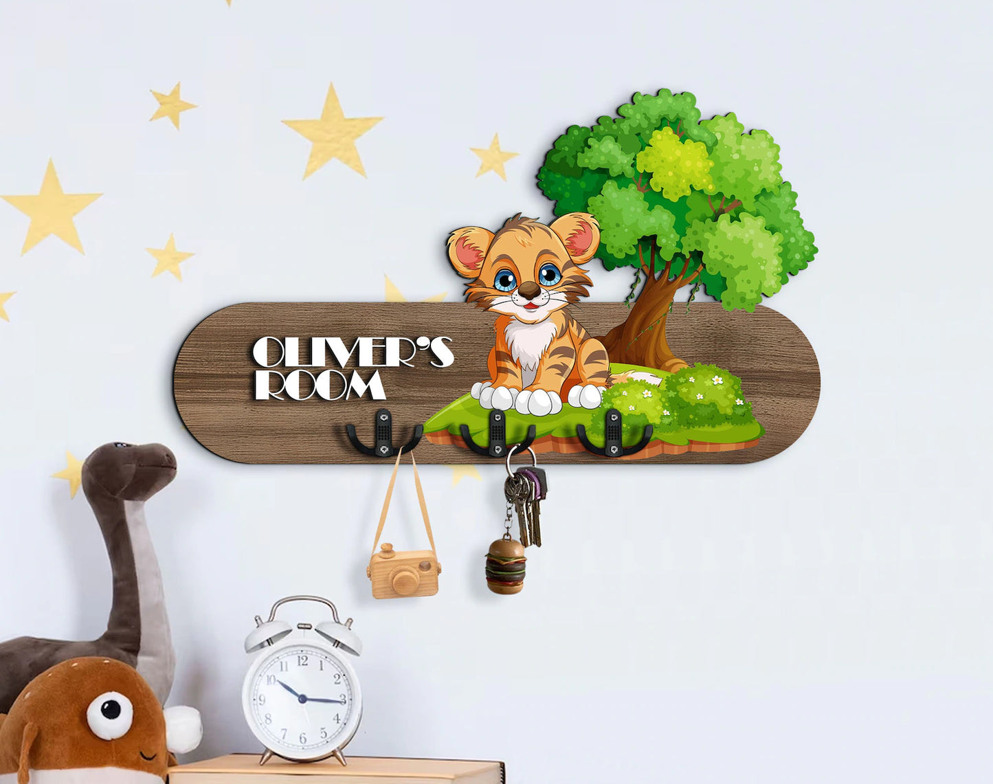 Holzschild süsser Tiger Baby