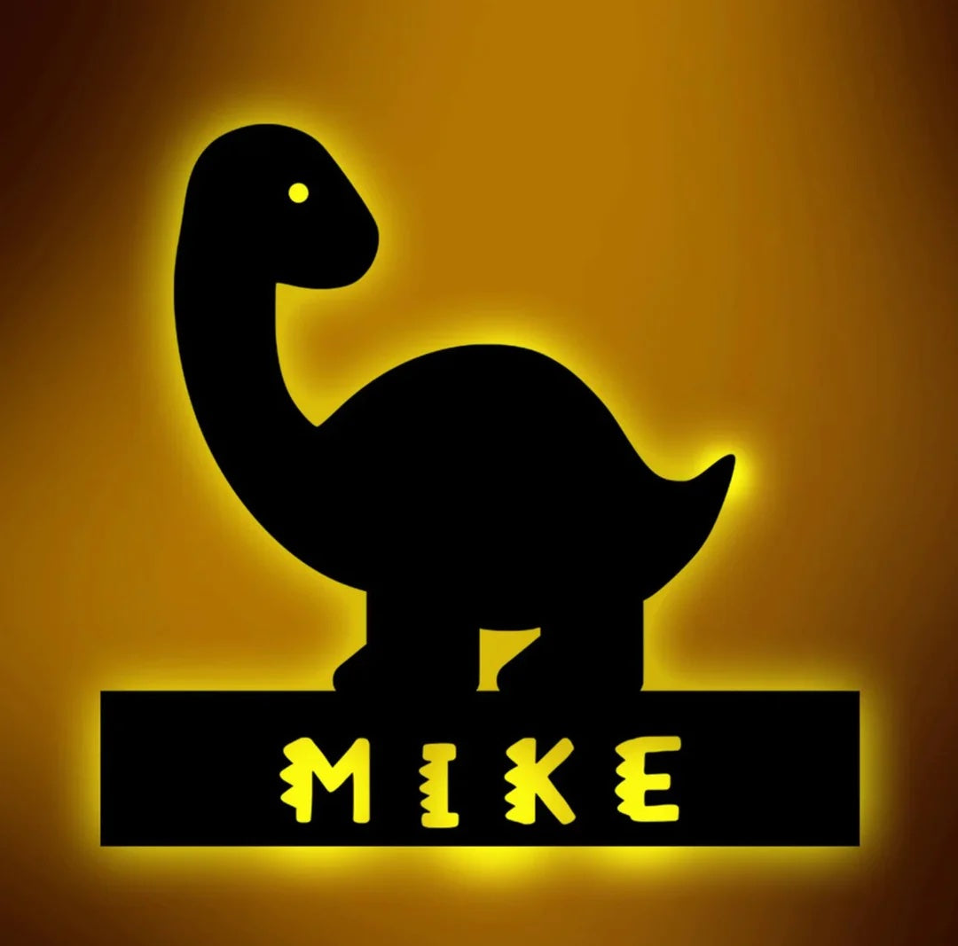 Personalisierbare Lampe Brachiosaurus