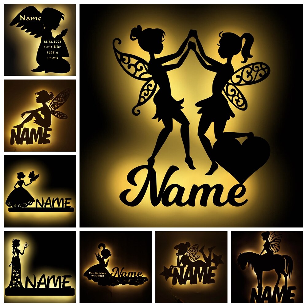 Personalisierte Lampe Fabelwesen