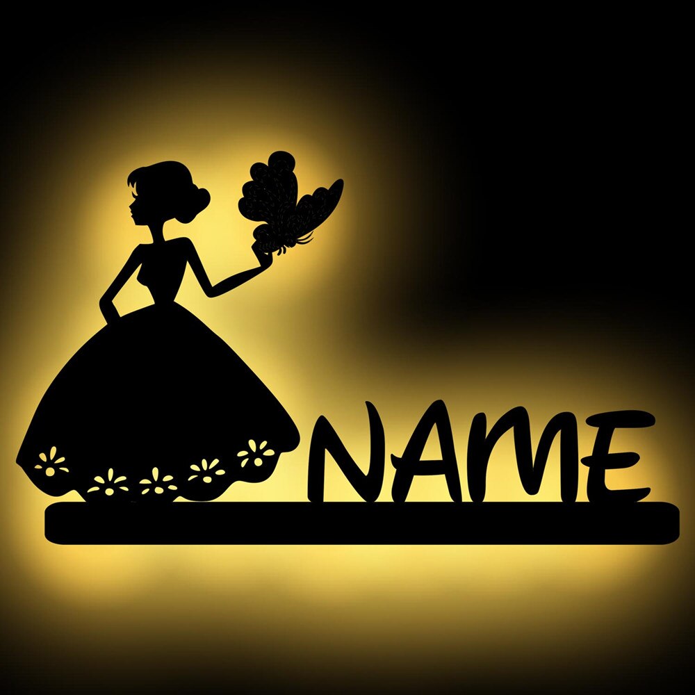 Personalisierte Lampe Fabelwesen