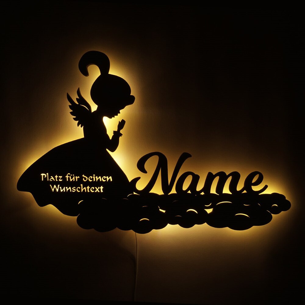 Personalisierte Lampe Fabelwesen