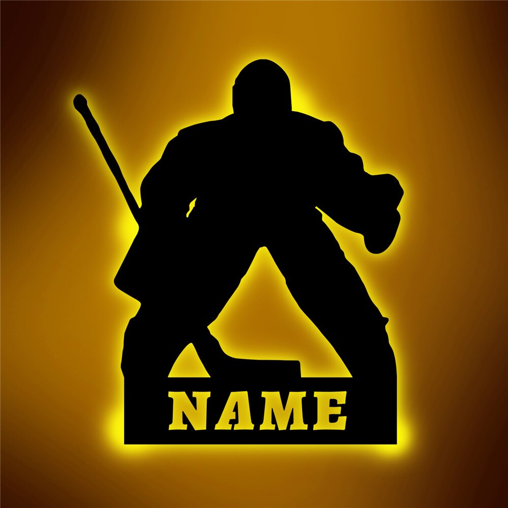 Personalisierte Lampe Eishockey (Damen und Herren)