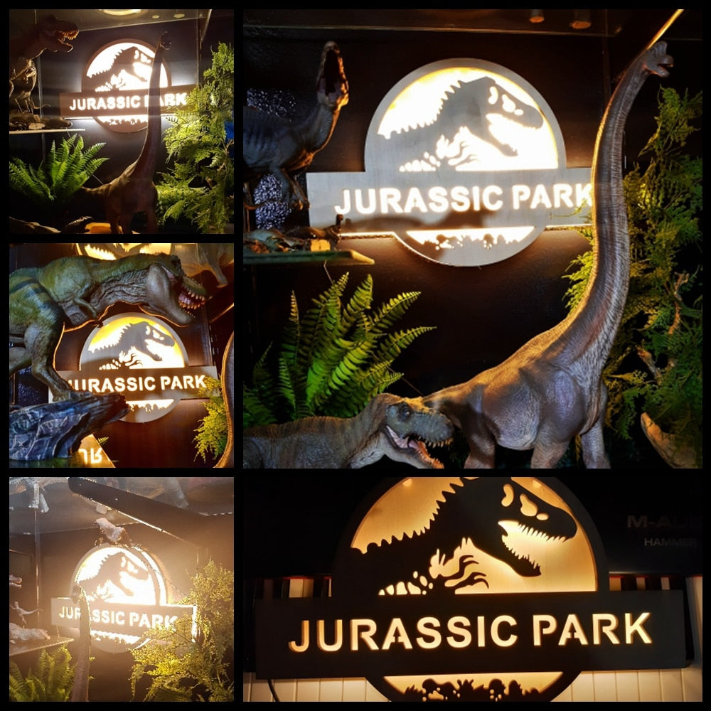 Personalisierte Lampe T-Rex Dinosaurier