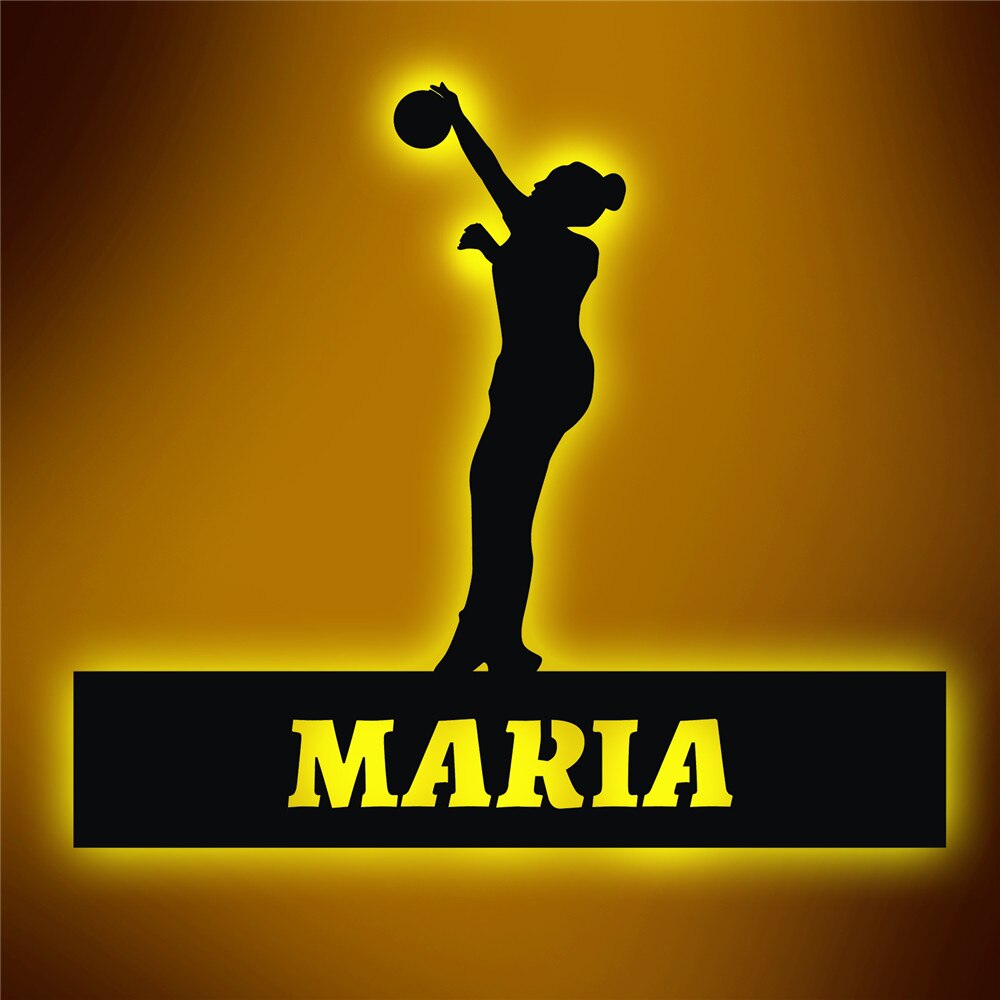 Personalisierte Lampe Volleyball