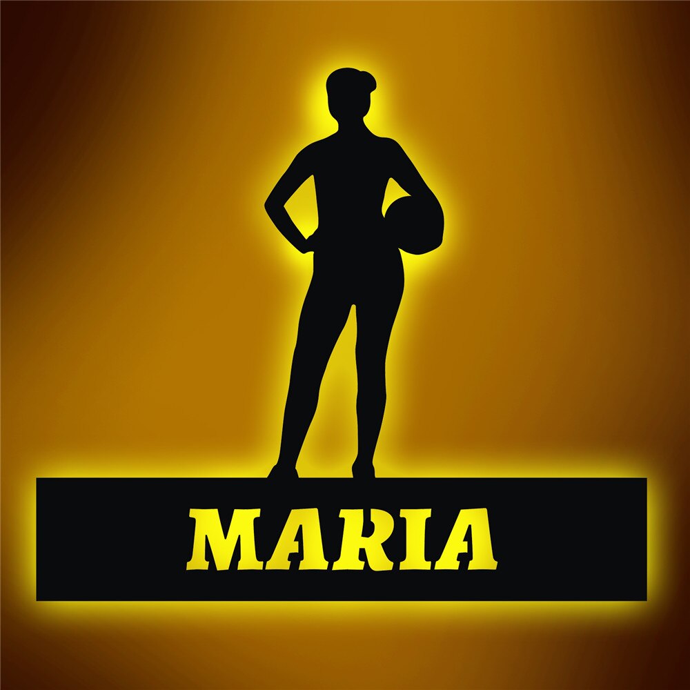 Personalisierte Lampe Volleyball