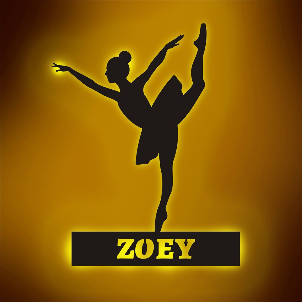 Personalisierte Lampe Ballet