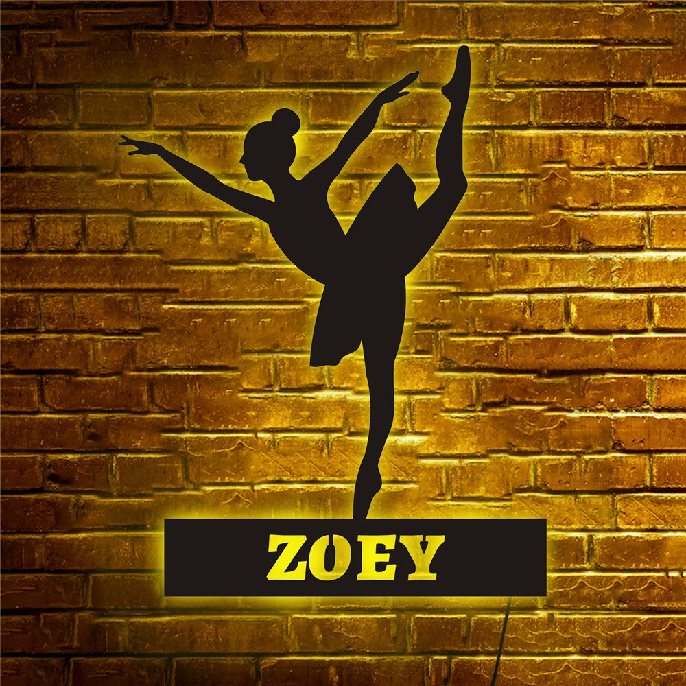 Personalisierte Lampe Ballet