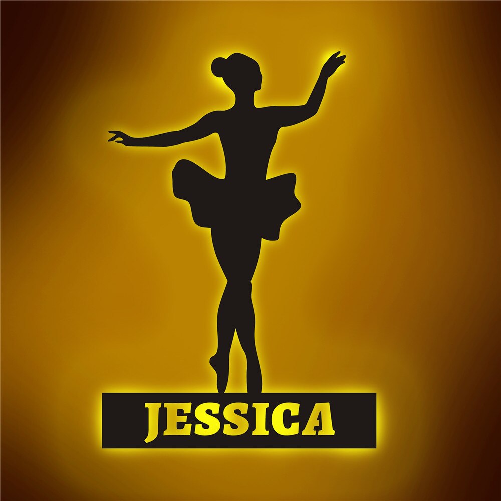 Personalisierte Lampe Ballet