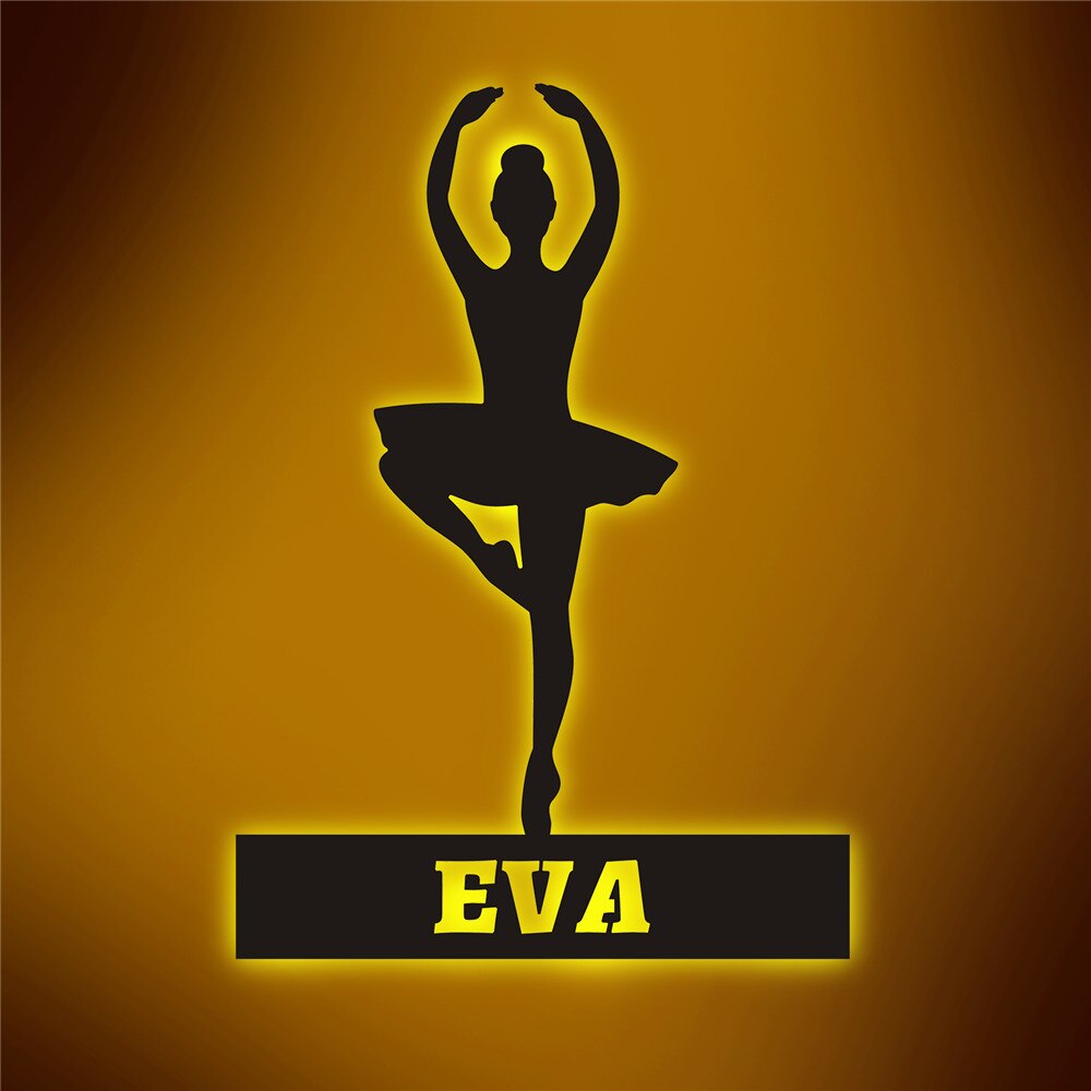 Personalisierte Lampe Ballet