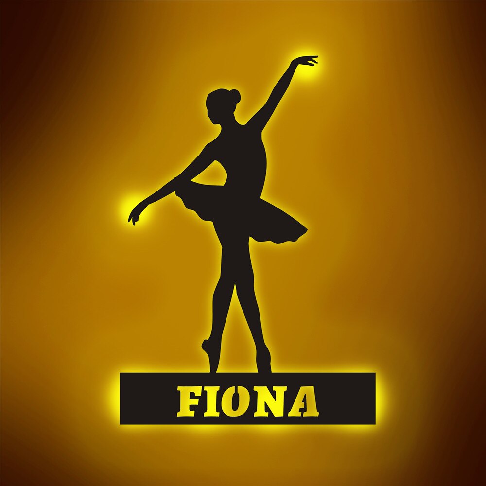 Personalisierte Lampe Ballet