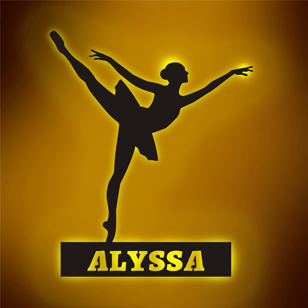 Personalisierte Lampe Ballet