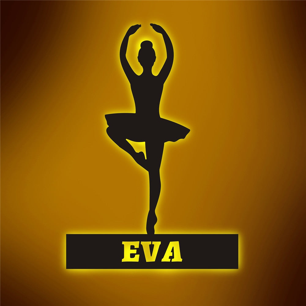 Personalisierte Lampe Ballet