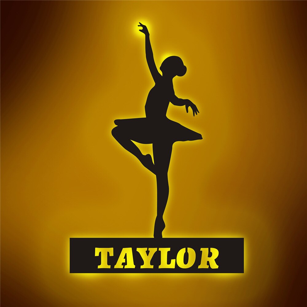 Personalisierte Lampe Ballet