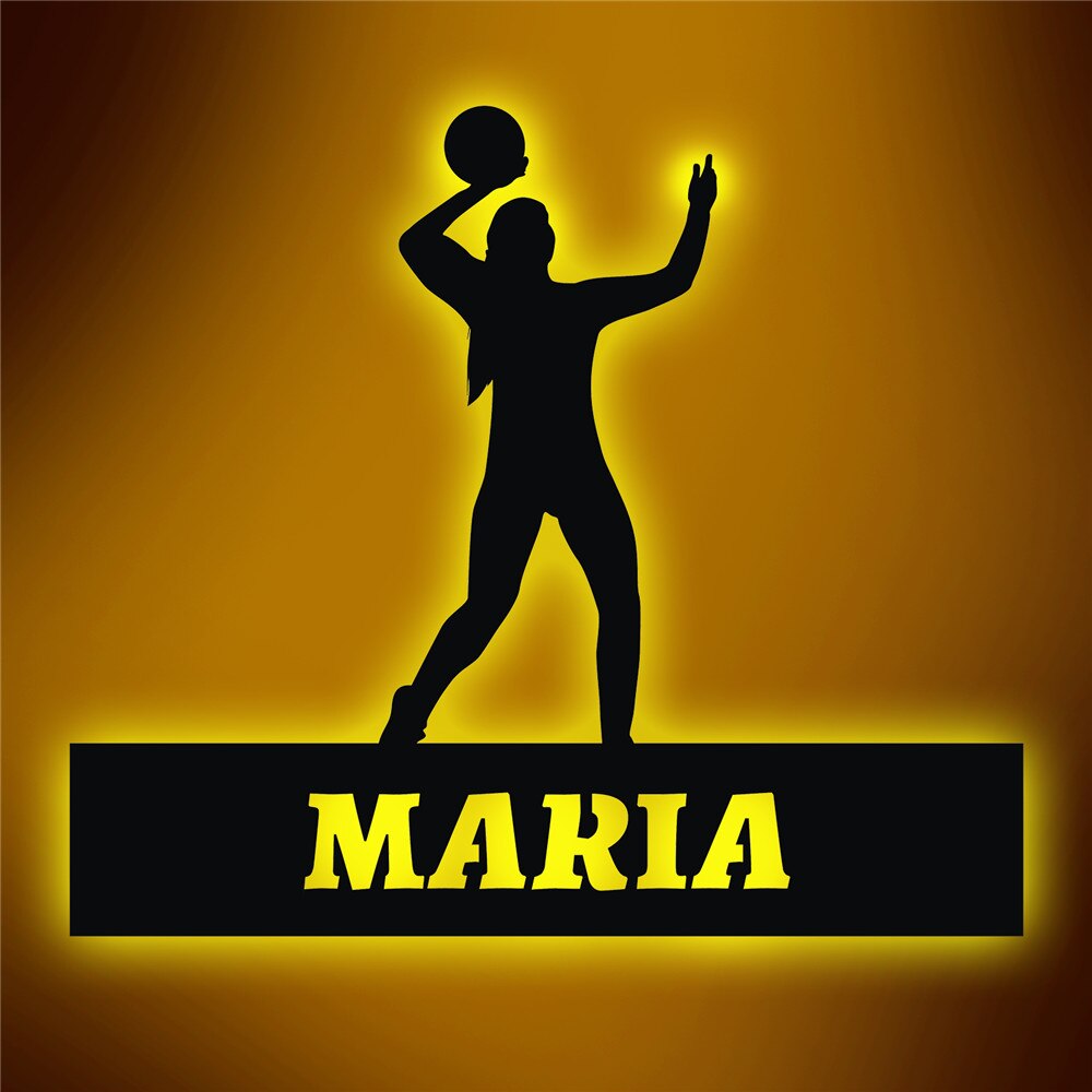 Personalisierte Lampe Volleyball