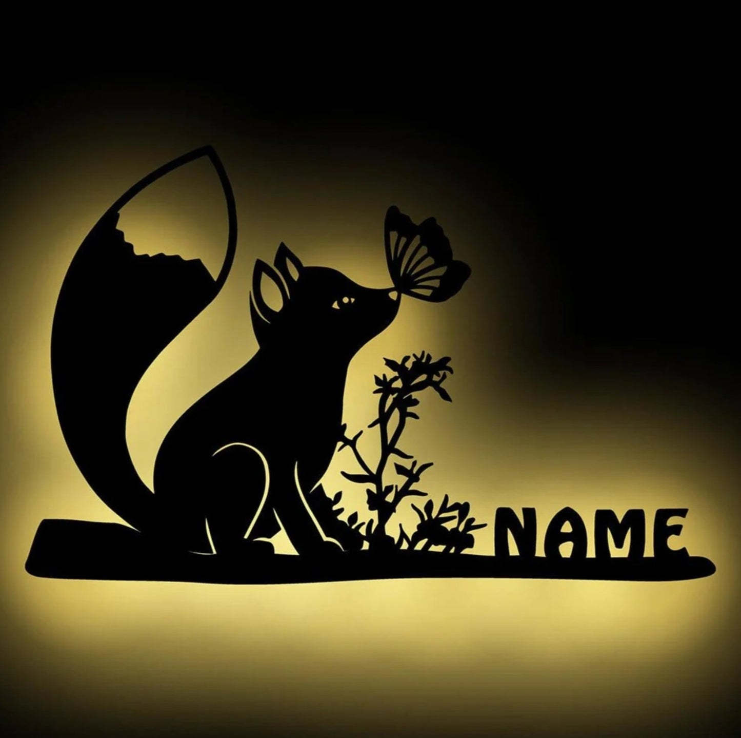 Personalisierbare Lampe Fuchs