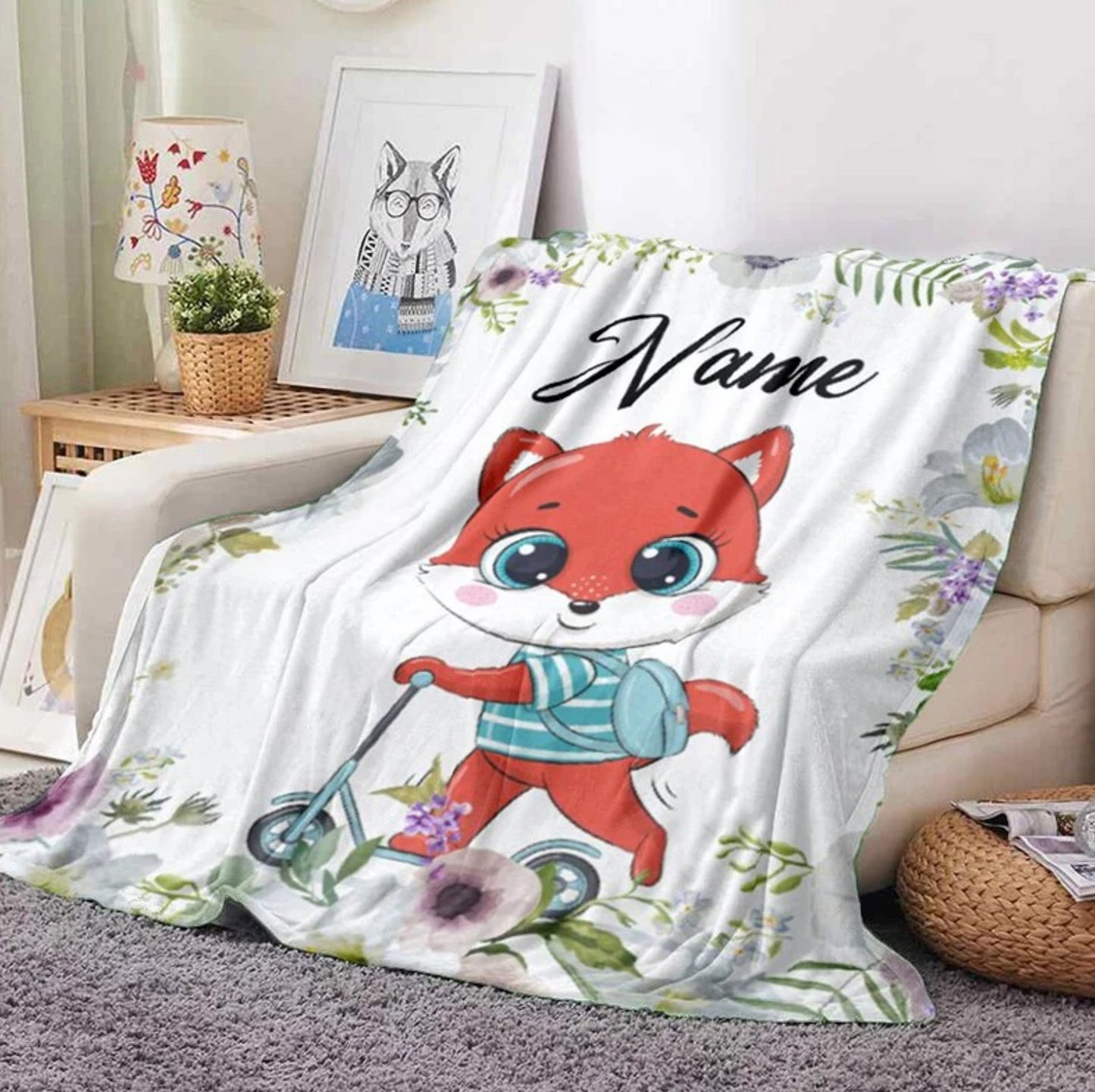 Namensdecke Fuchs Kickboard
