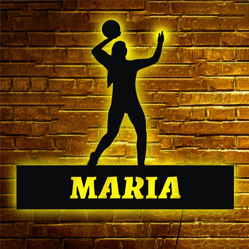 Personalisierte Lampe Volleyball