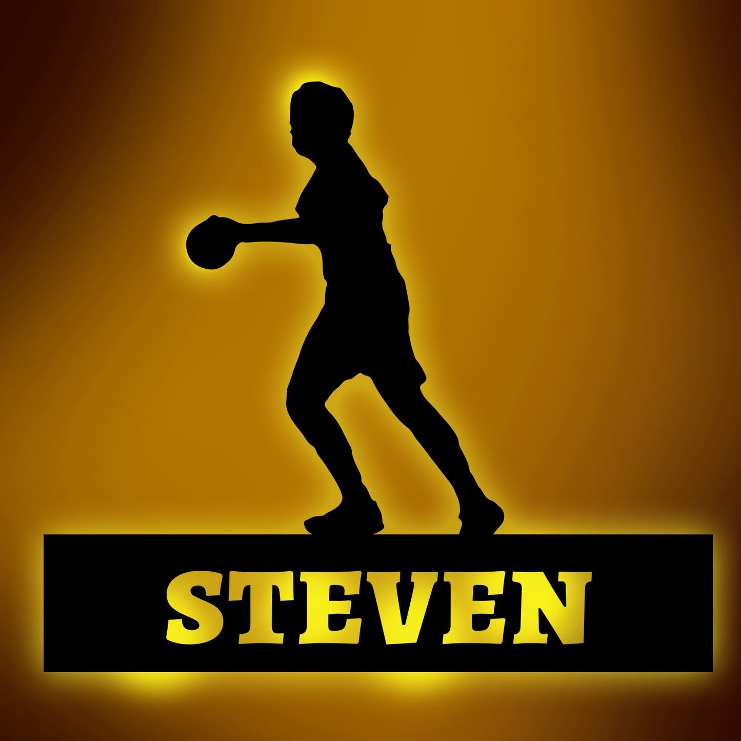Personalisierte Lampe Handball