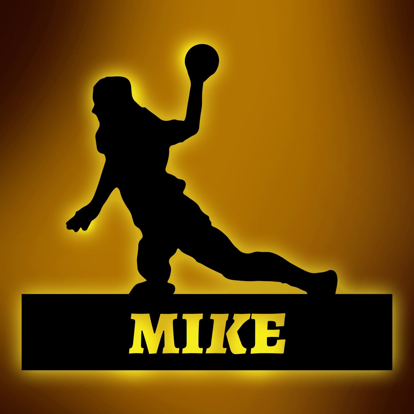 Personalisierte Lampe Handball