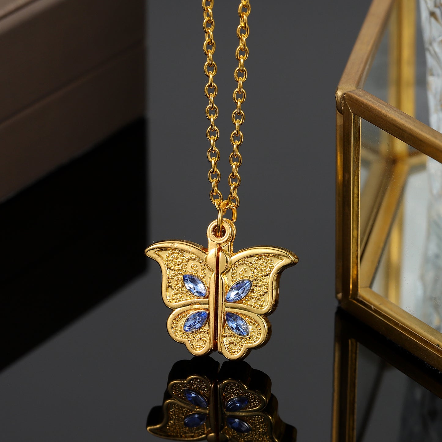 Foto in Schmetterling Zirconia Kette