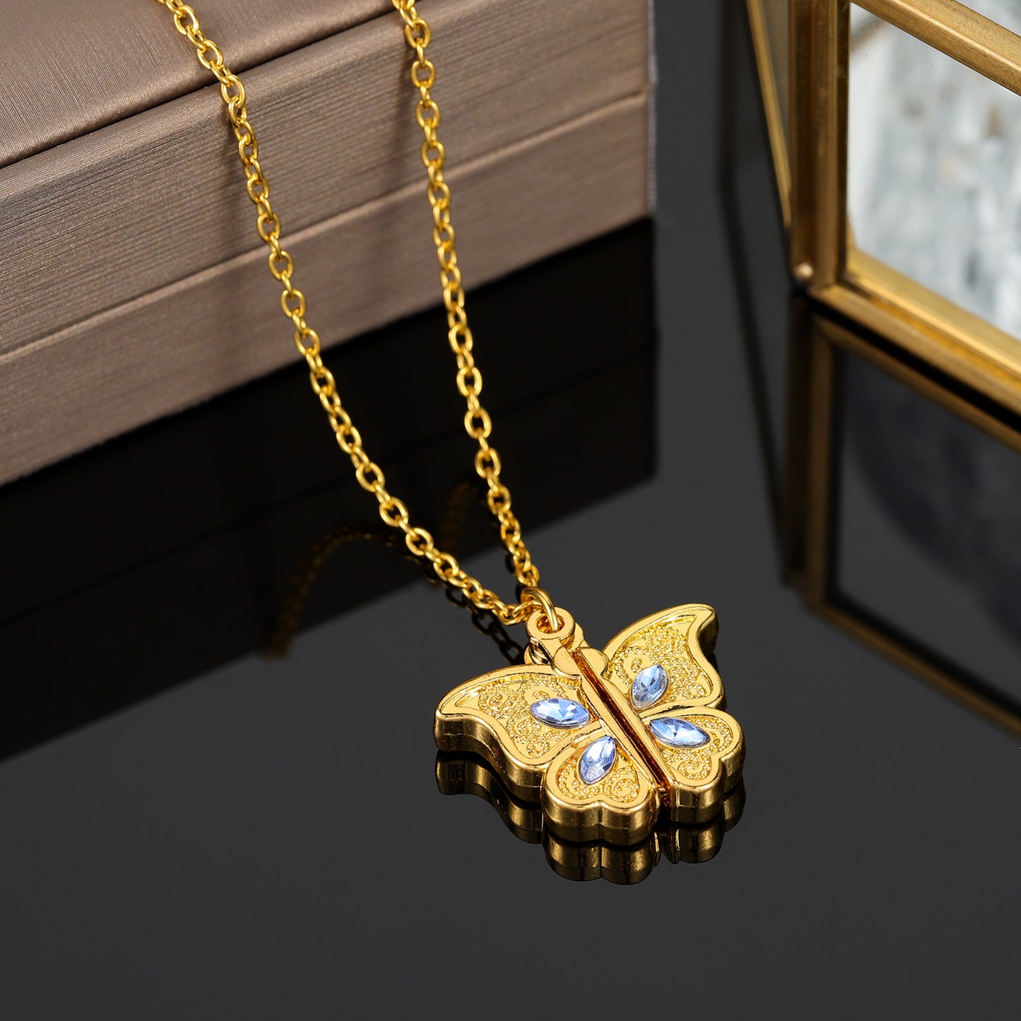 Foto in Schmetterling Zirconia Kette