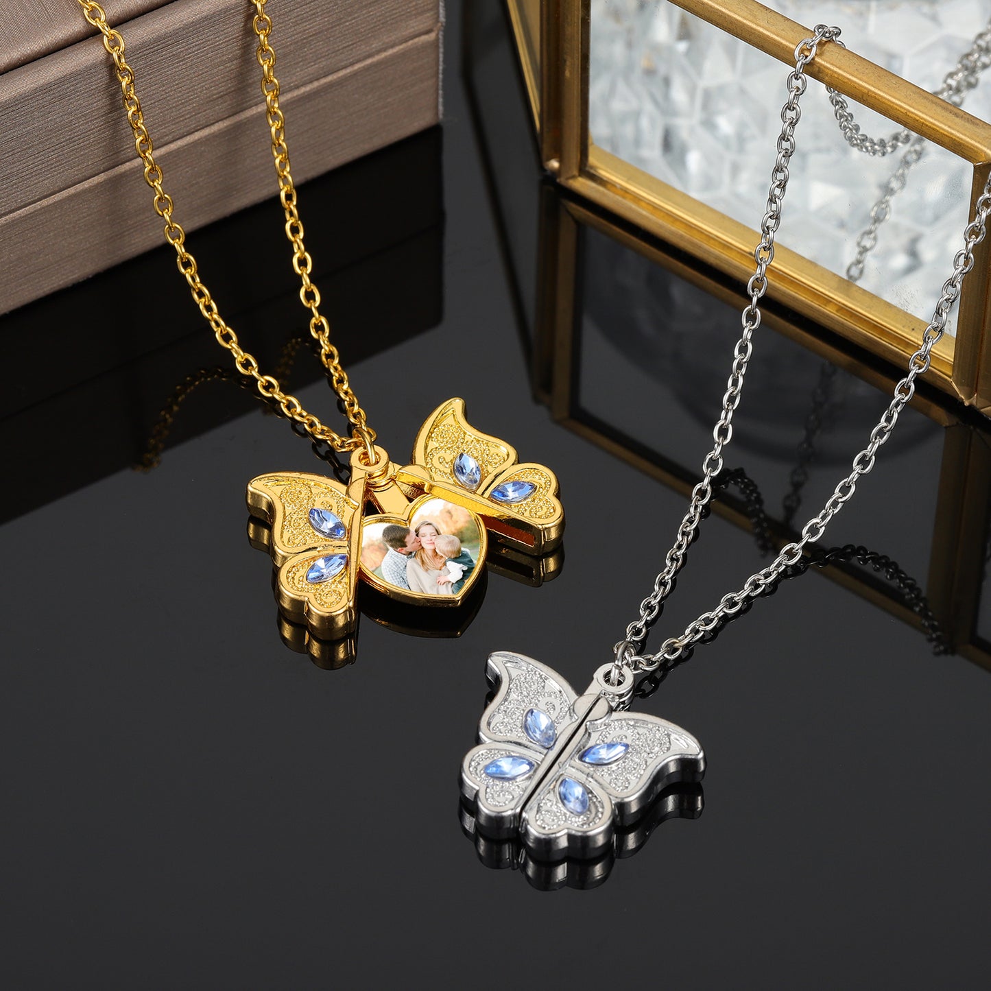 Foto in Schmetterling Zirconia Kette