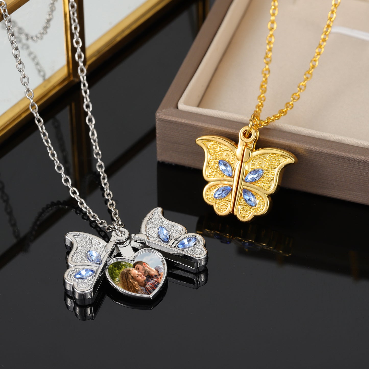 Foto in Schmetterling Zirconia Kette